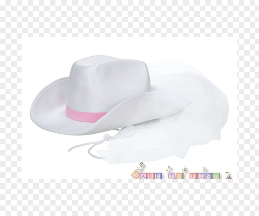 Hat Cowboy Veil Bachelorette Party White PNG