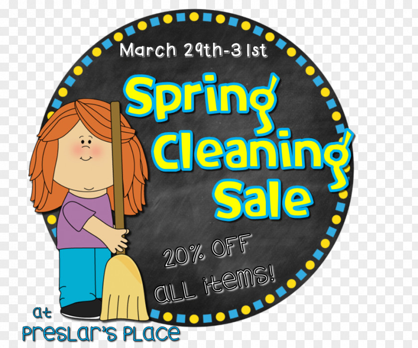 Spring Cleaning Recreation Happiness Animated Cartoon Font PNG