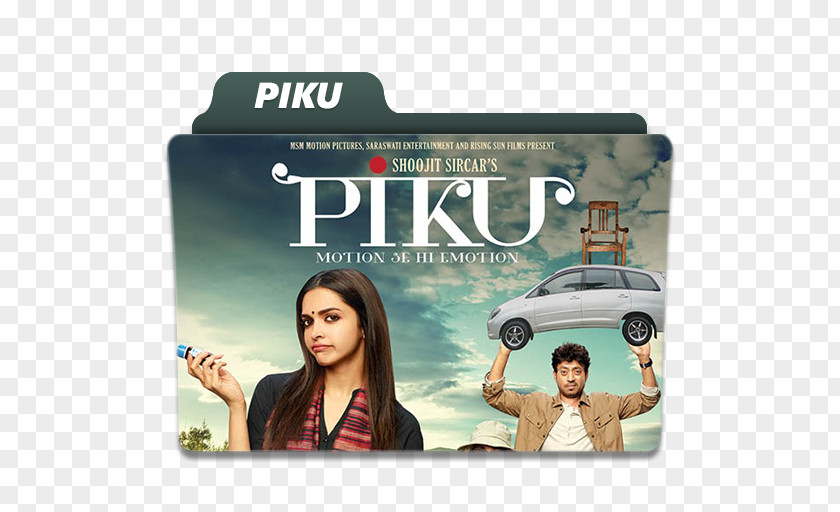 Deepika Padukone Piku Film Poster PNG
