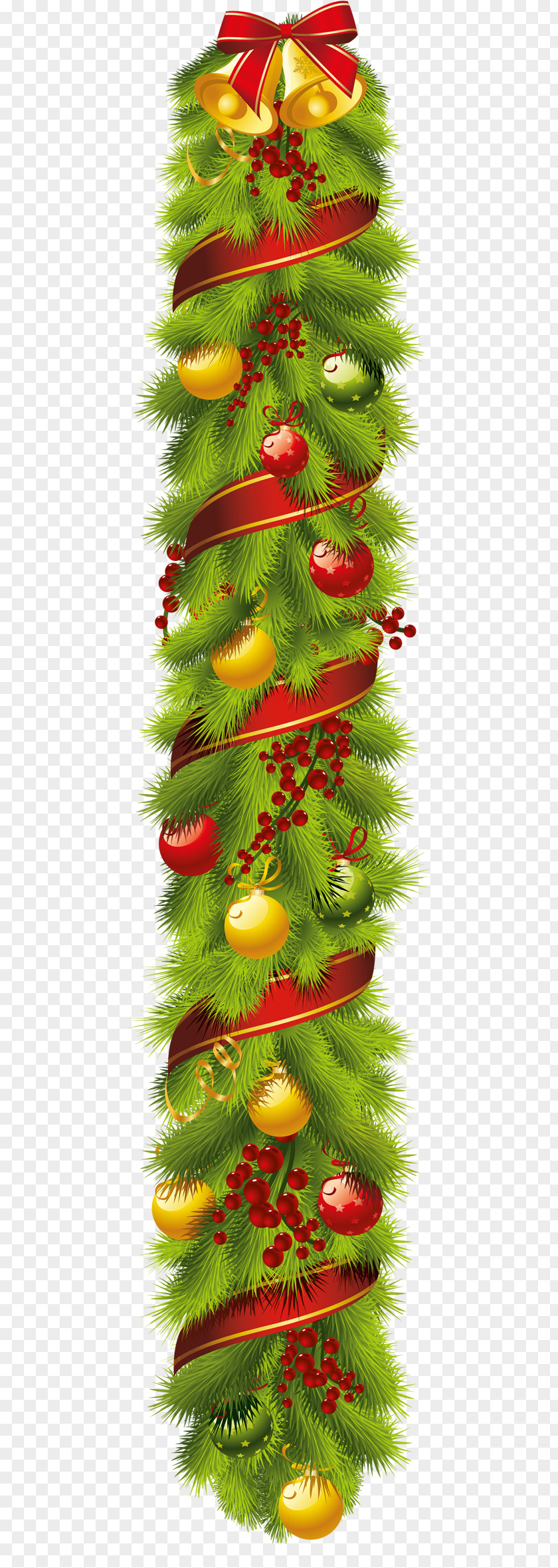 Garland Christmas Ornament Clip Art PNG