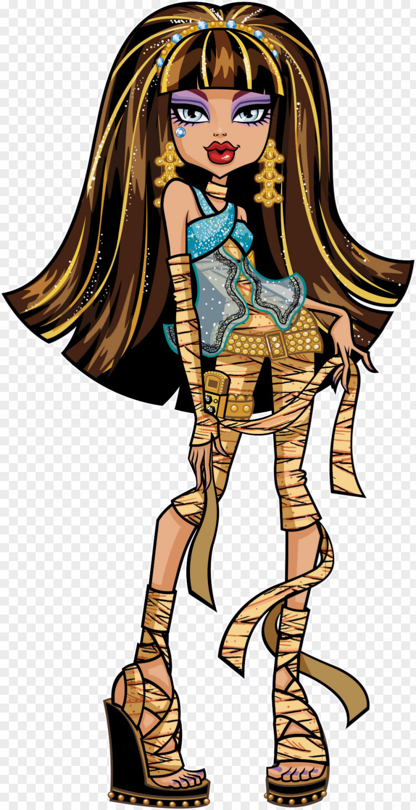 Ghoul Cleo DeNile Monster High Lagoona Blue PNG