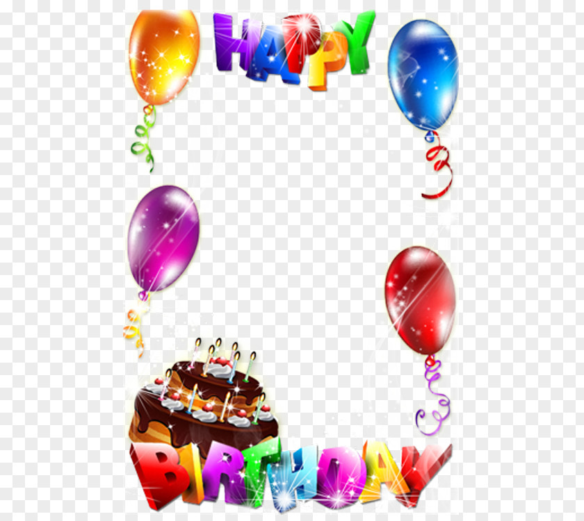 Happy Birthday Frame Cake Picture Clip Art PNG