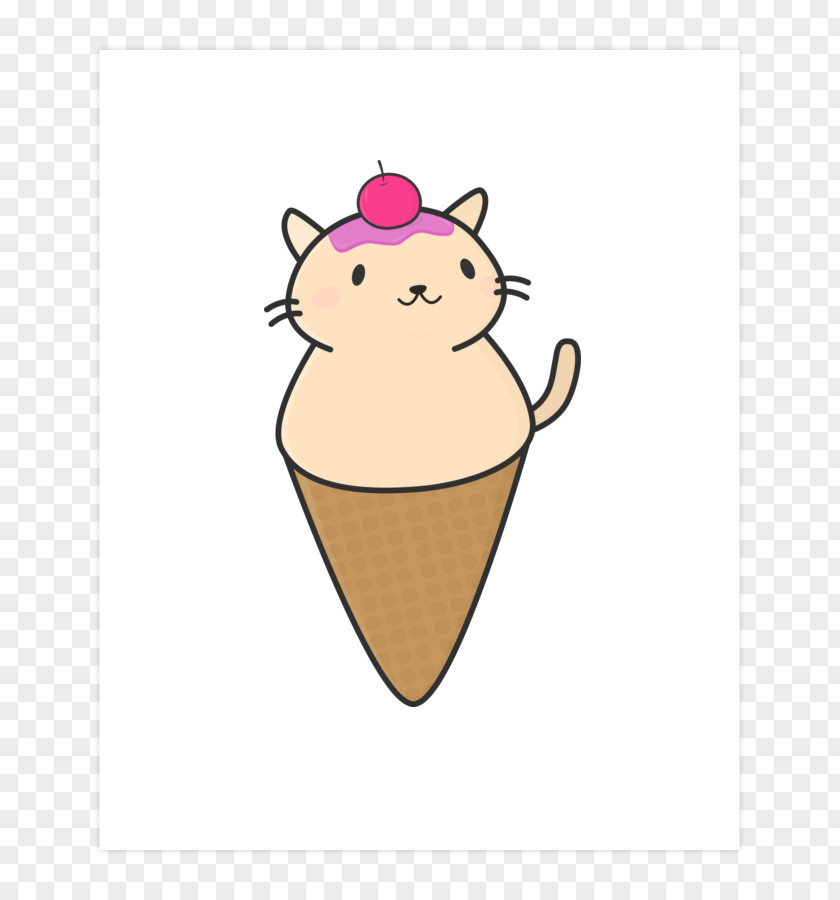 Ice Cream Cones Character Animal PNG