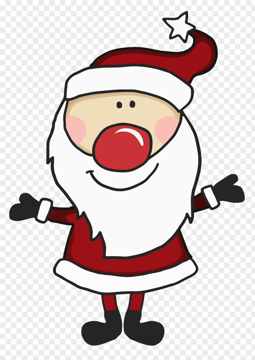 Snowman Santa Claus Christmas New Year Clip Art PNG