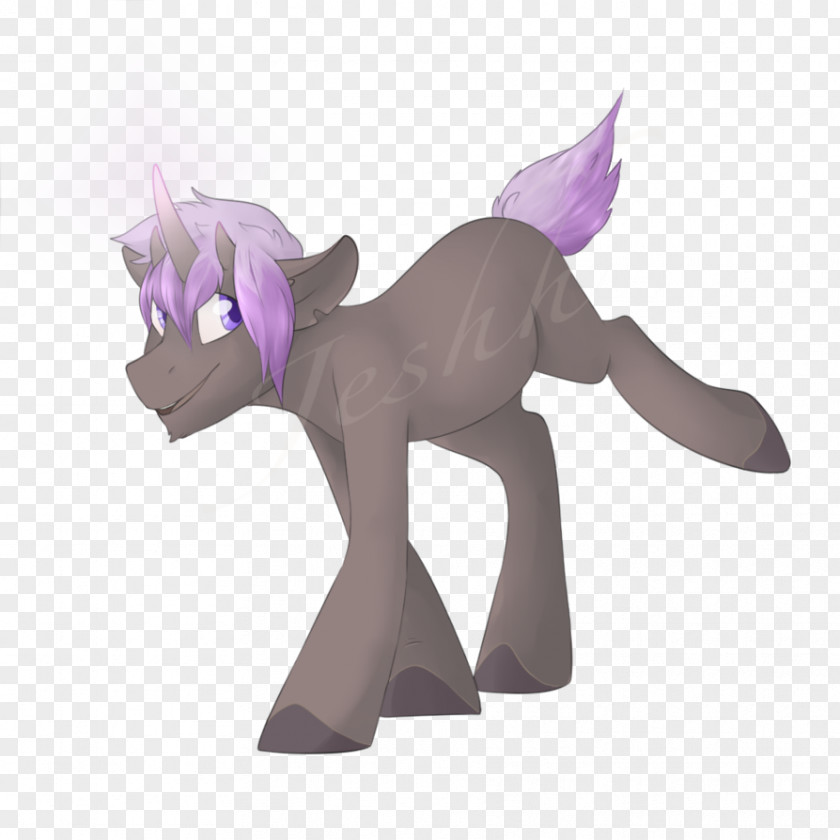 Lavender Horse Pony Figurine Purple Violet PNG