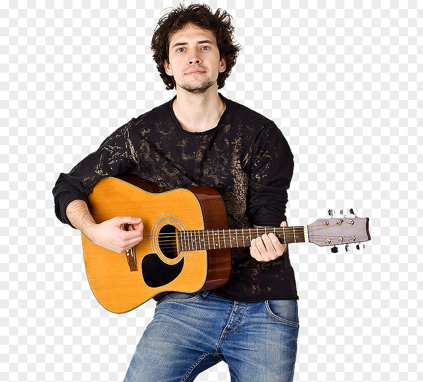 Man Playing Guitar Acoustic Acoustic-electric Tiple Cavaquinho PNG