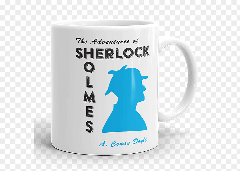 Mug Mockup The Adventures Of Sherlock Holmes Hound Baskervilles Author PNG