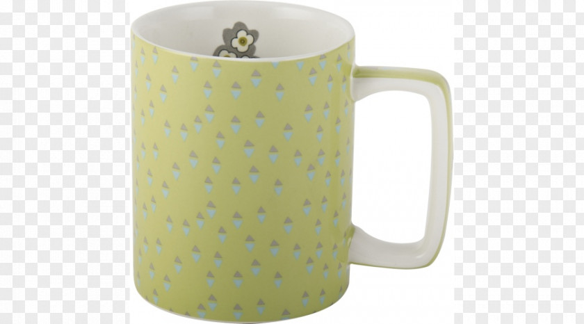 Retro Sunbeams With Yellow Stripes Coffee Cup Mug Porcelain Ceramic PNG