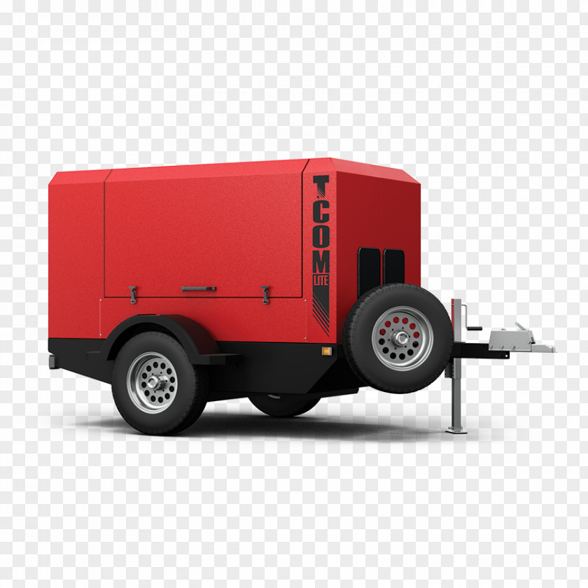 Air Compressor Gas Engine Diving Car Trailer PNG