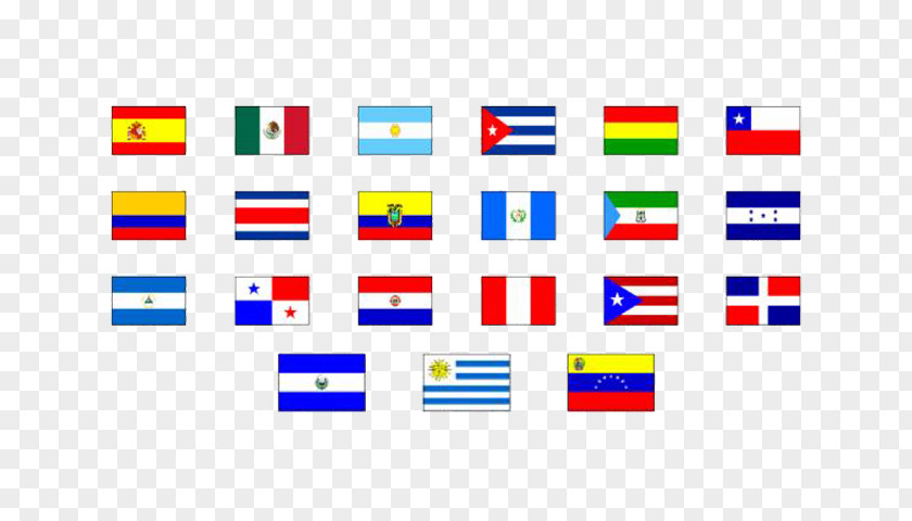 America Latina Latin World Flag Spanish Country PNG