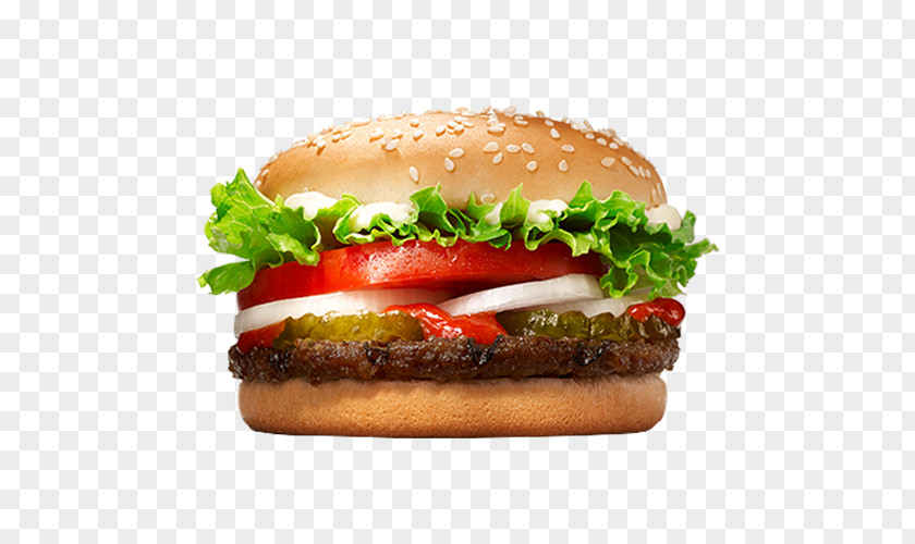 Burger King Whopper Hamburger Chophouse Restaurant Fast Food Beefsteak PNG