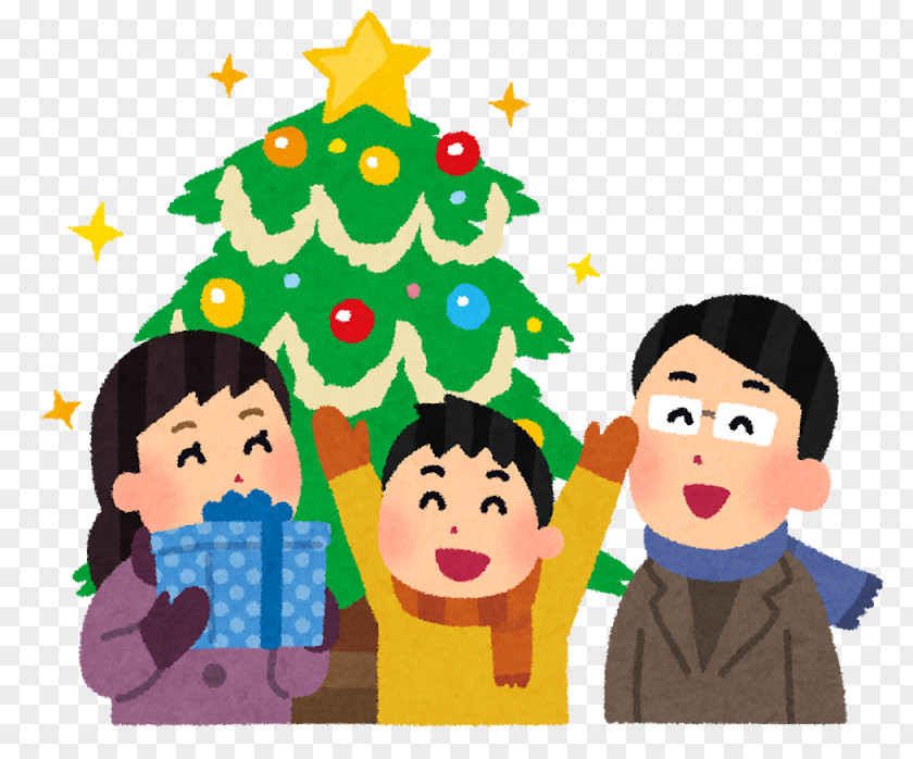 Christmas Ornament クリスマスプレゼント Tree Child PNG