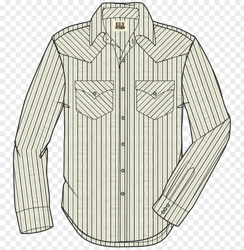 Dress Shirt Collar Outerwear Button Sleeve PNG
