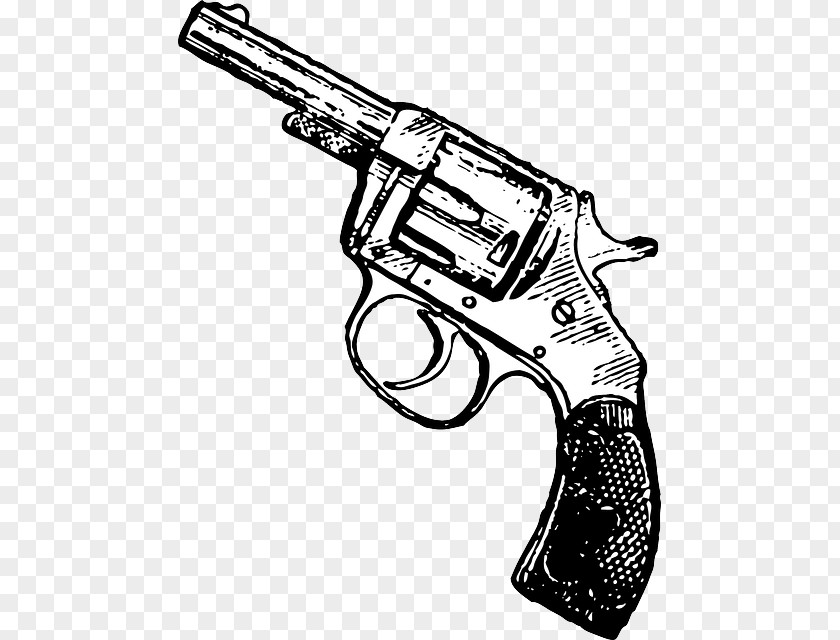 Handgun Revolver Firearm Pistol Clip Art PNG
