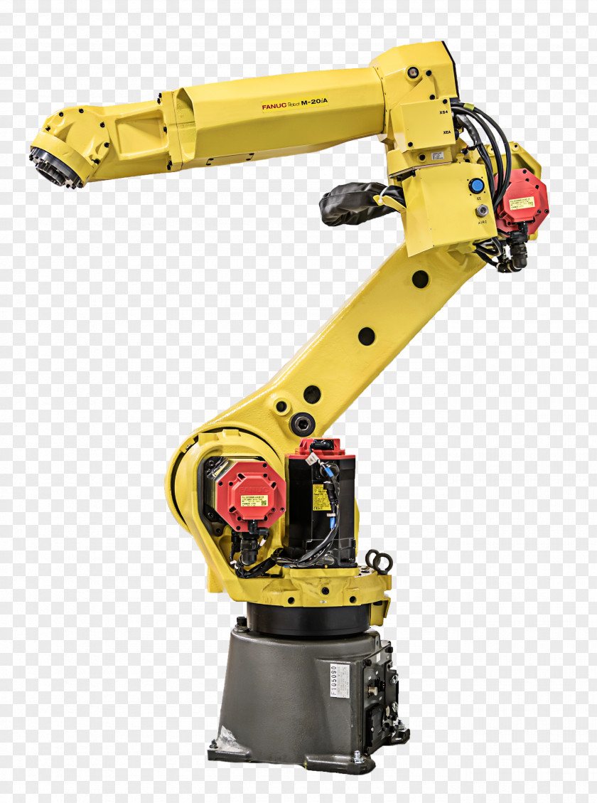 Robot Arm Industrial FANUC Robotics Automation PNG
