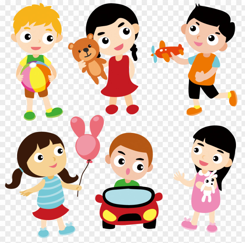 Cute Child Illustration PNG