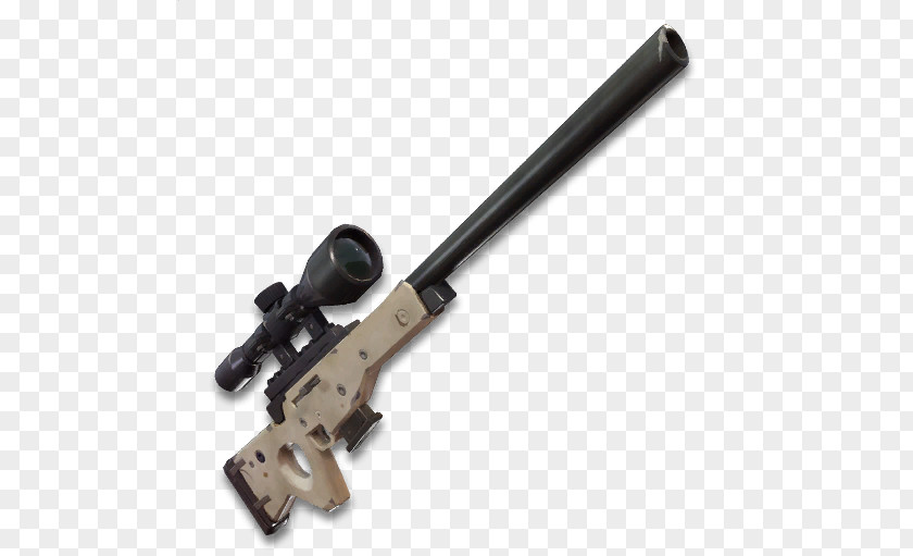 Fortnite Battle Royale Bolt Action Sniper Rifle PNG action rifle, sniper brown and black rifle illustration clipart PNG