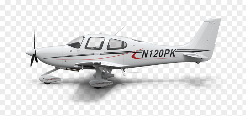 Small Jet Propeller Cirrus SR20 SR22 Airplane Aircraft PNG