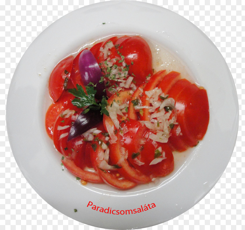 Tomato Carpaccio Recipe Dish Garnish PNG