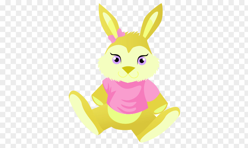 Cartoon Rabbit Easter Bunny Hare Illustration PNG