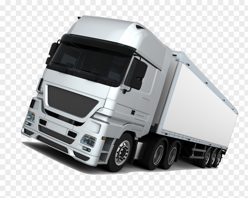 High-definition Large Trucks Car Van Truck Vehicle Intermodal Container PNG