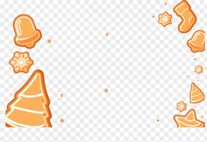 Light Biscuit Border Cookie PNG