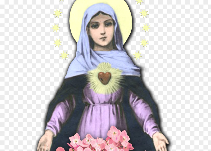 Mary Religion Holy Card PNG