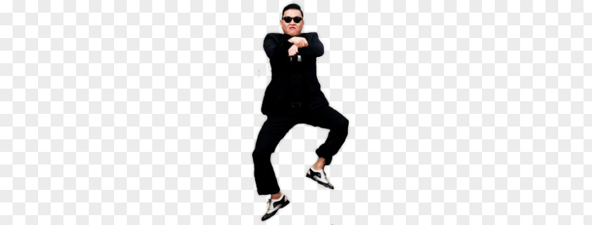 Psy Dancing Full PNG Full, wearing black suit jacket and pants illustration clipart PNG