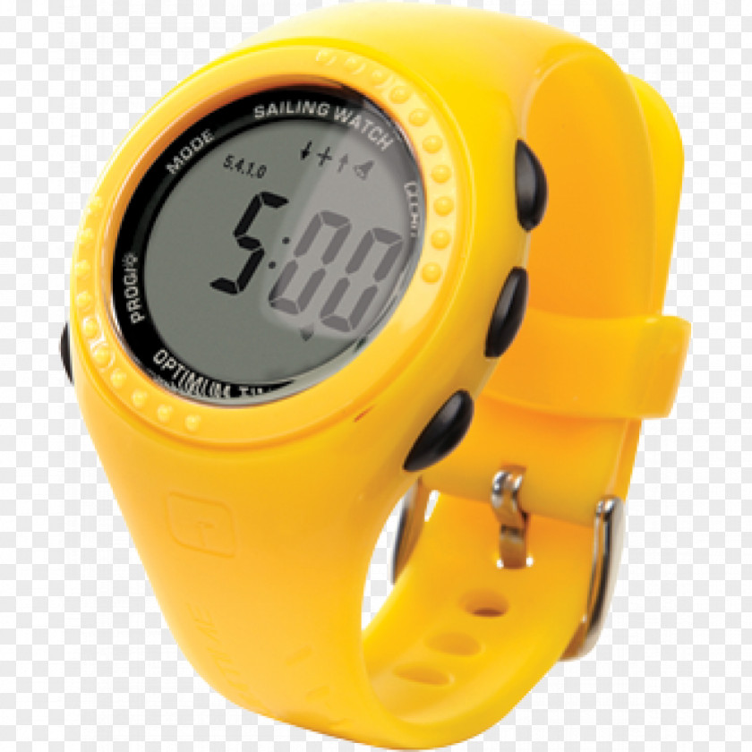 Watch Yellow Sailing Clock Time Series PNG