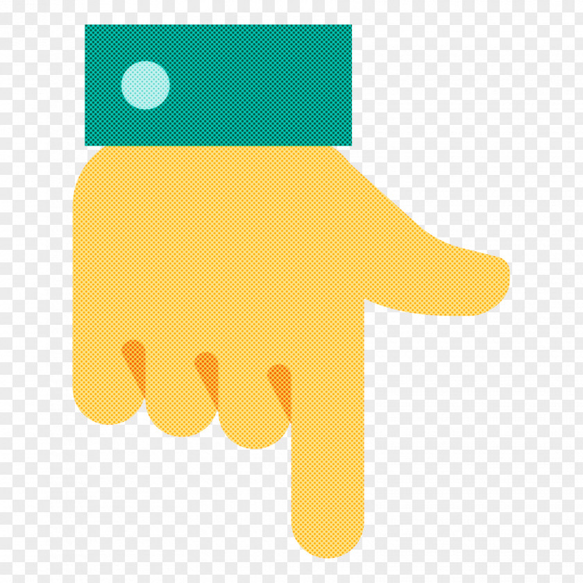 Yellow Hand Material Property Finger Gesture PNG