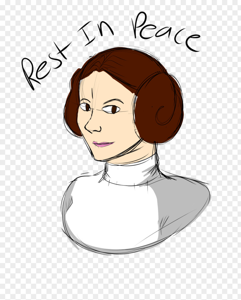 Carrie Fisher Drawing Art 27 December PNG