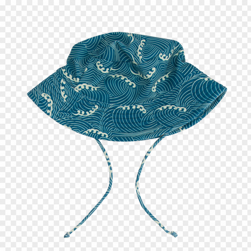 Sun Hat Turquoise PNG