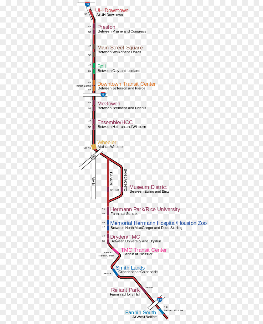 Train METRORail Burnett Transit Center Rapid Metropolitan Authority Of Harris County Light Rail PNG