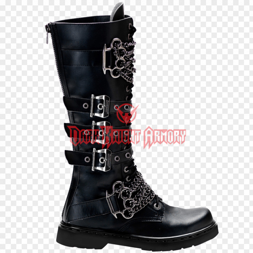 Boot Knee-high Combat Shoe Gothic Fashion PNG