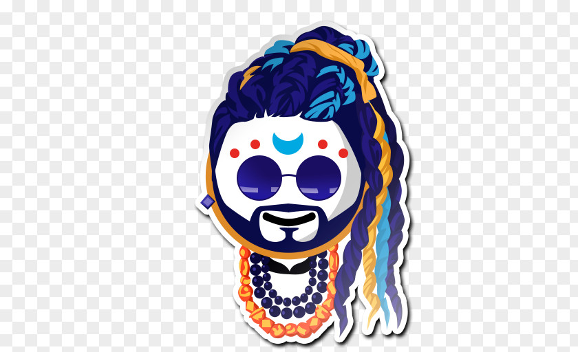 Clown Head Music Background PNG