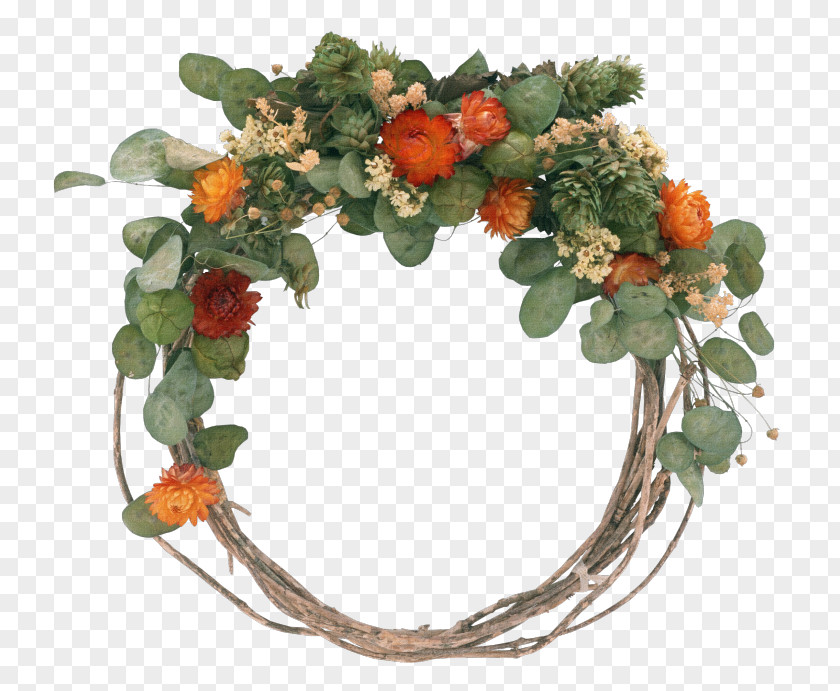 Flower Wreath Clip Art PNG