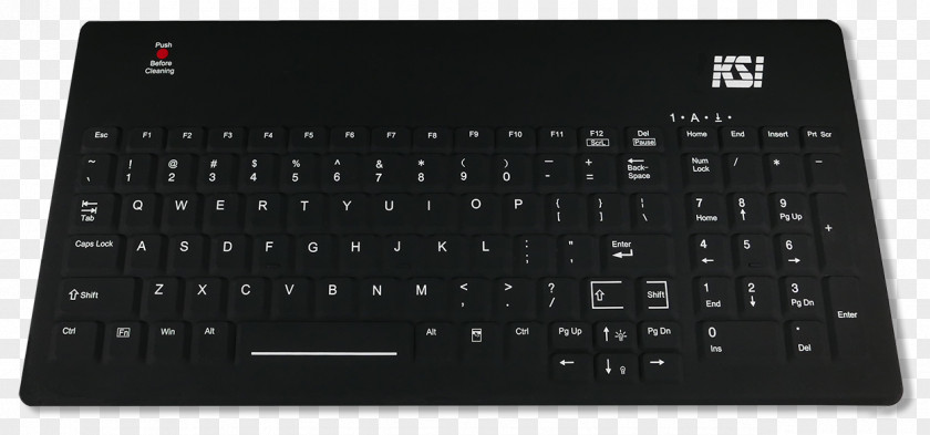 Laptop Computer Keyboard Numeric Keypads Touchpad Space Bar PNG