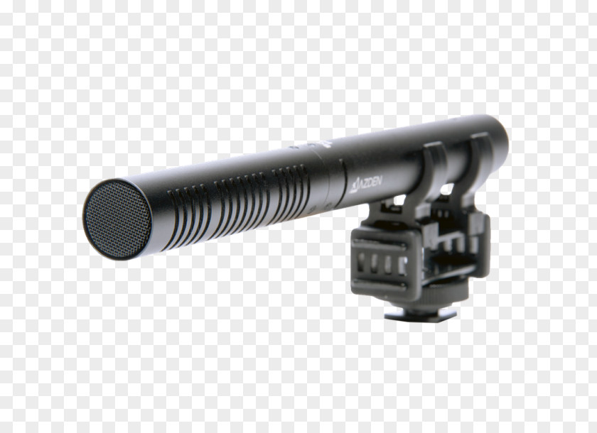 Shotgun Mic Azden SGM-250 Microphone XLR Connector Personally Identifiable Information Camera PNG