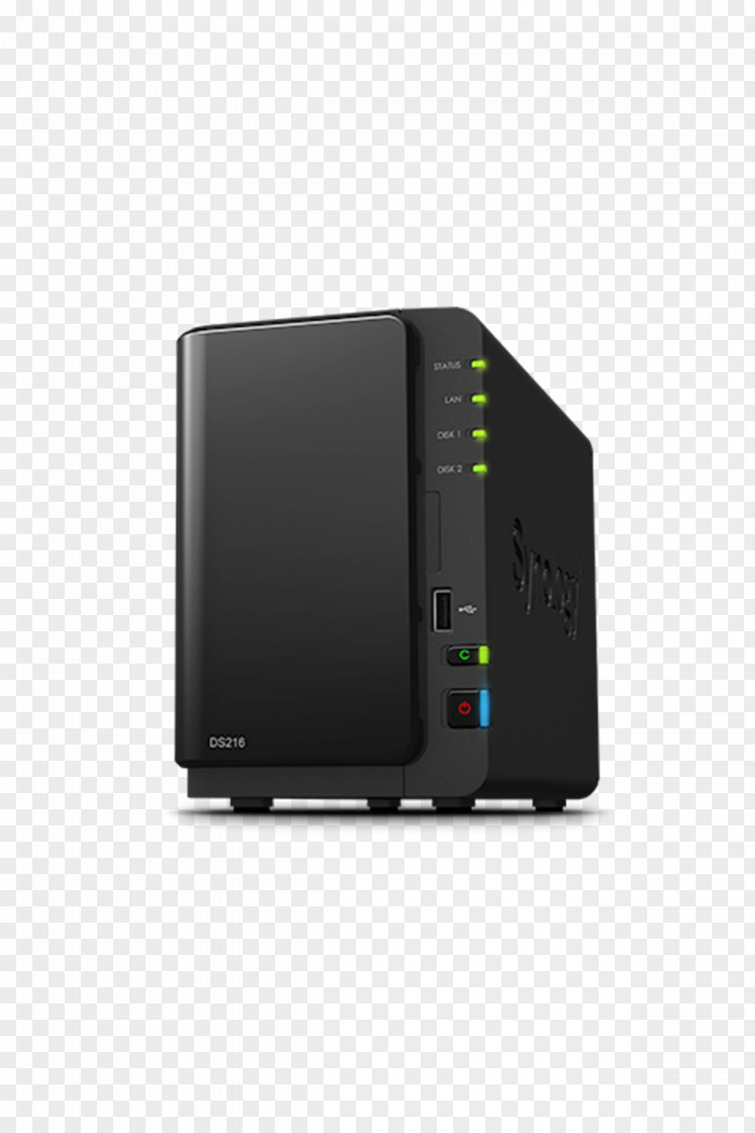 Computer Cases & Housings Synology Inc. Network Storage Systems DiskStation DS216 Serial ATA PNG