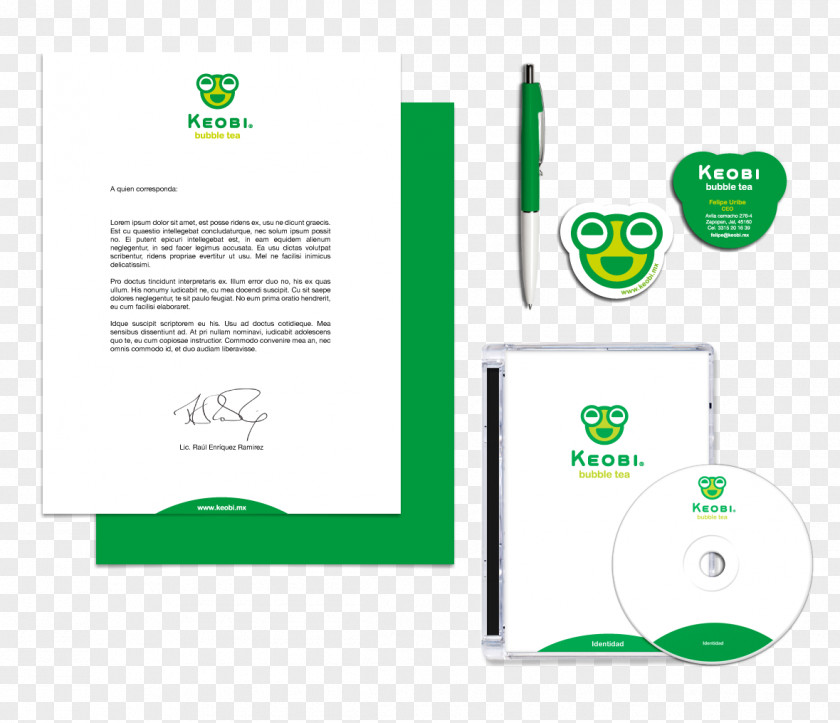 Design Logo Brand Green PNG