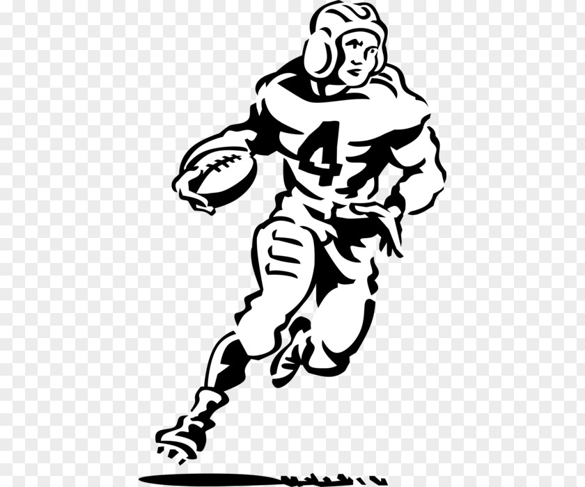 Running Back Football Gif Clip Art Illustration Line Visual Arts Cartoon PNG