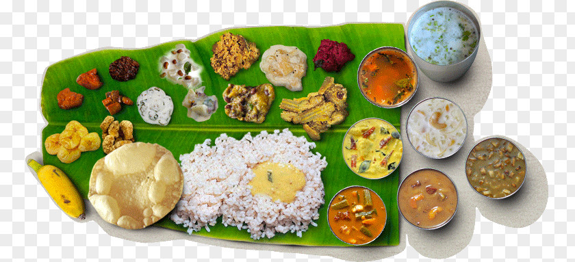 Sadhya Indian Cuisine Kerala Vegetarian Kheer PNG