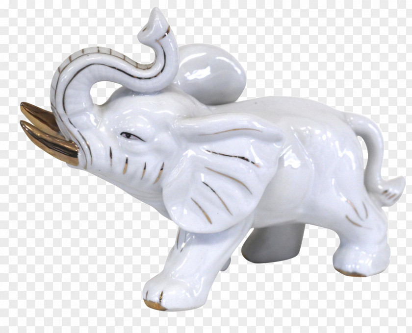 Thai White Elephant Decoration Indian African Figurine PNG