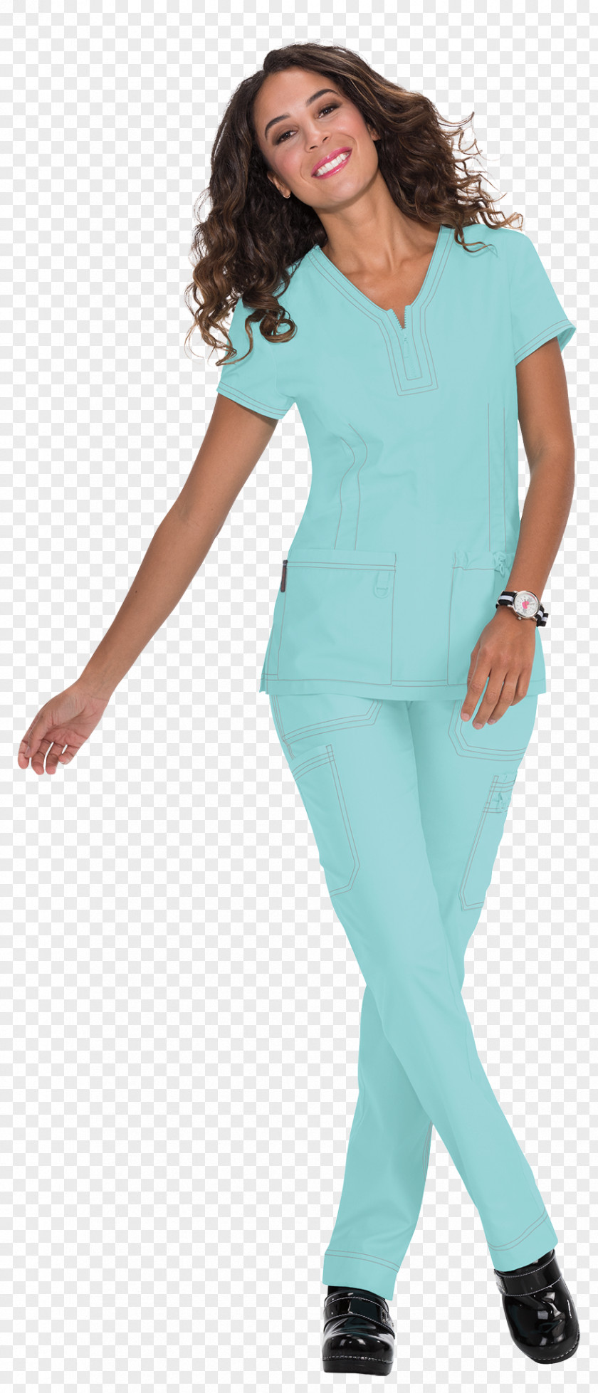 Uniform Clothing Electric Blue Turquoise Pants PNG