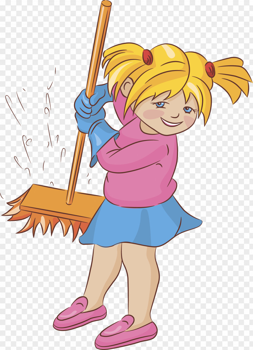 Children Cartoon Vacuum Cleaner Cleaning PNG