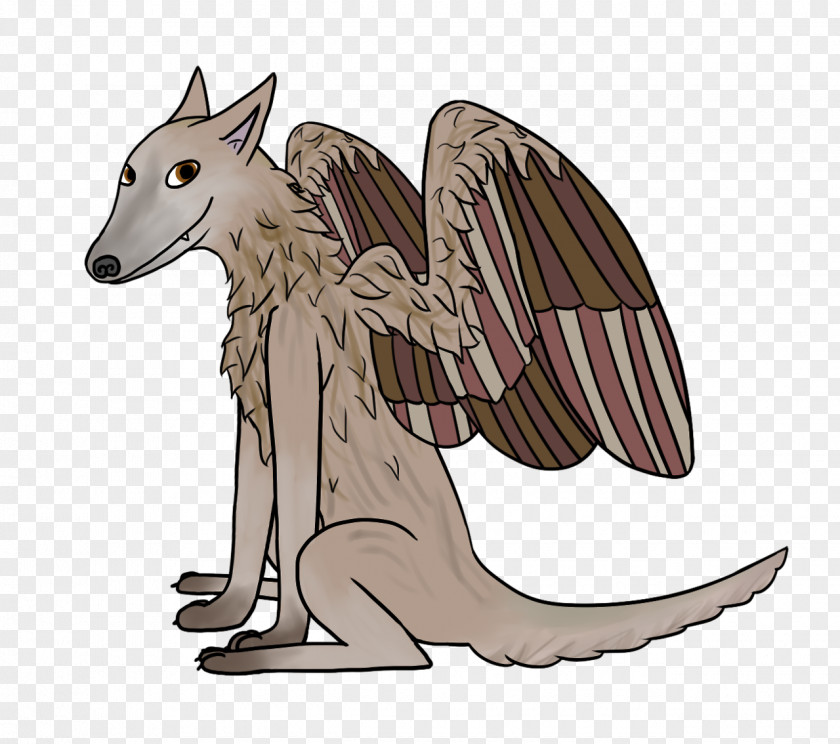 Cute Wolf Drawings Howling Wings Canidae Dog Illustration Drawing Cartoon PNG