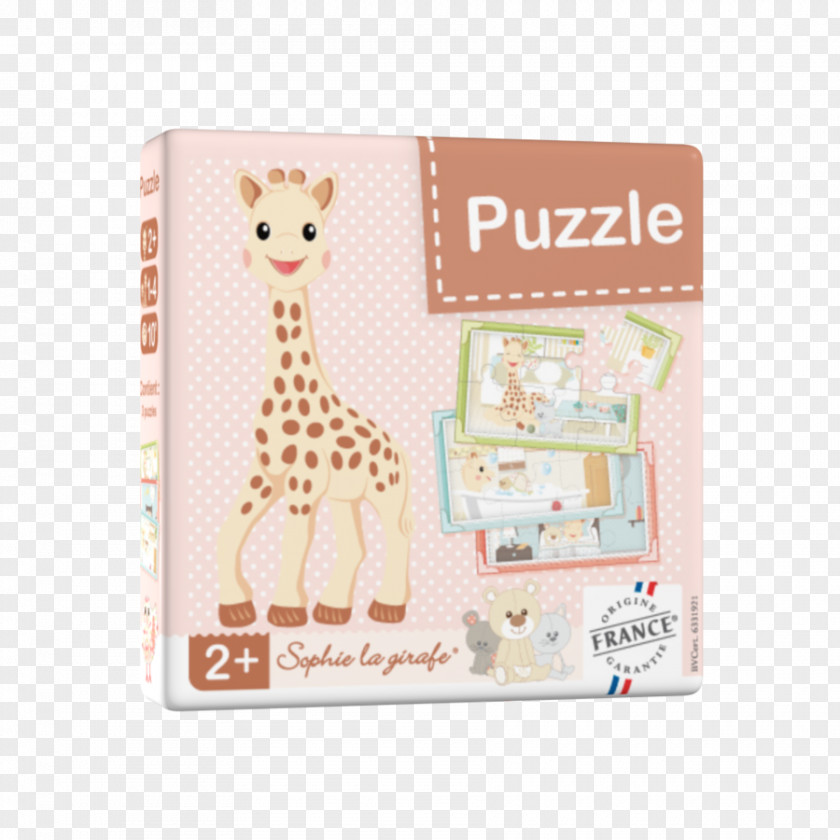 Giraffe Sophie The Jigsaw Puzzles Dominoes Toy PNG