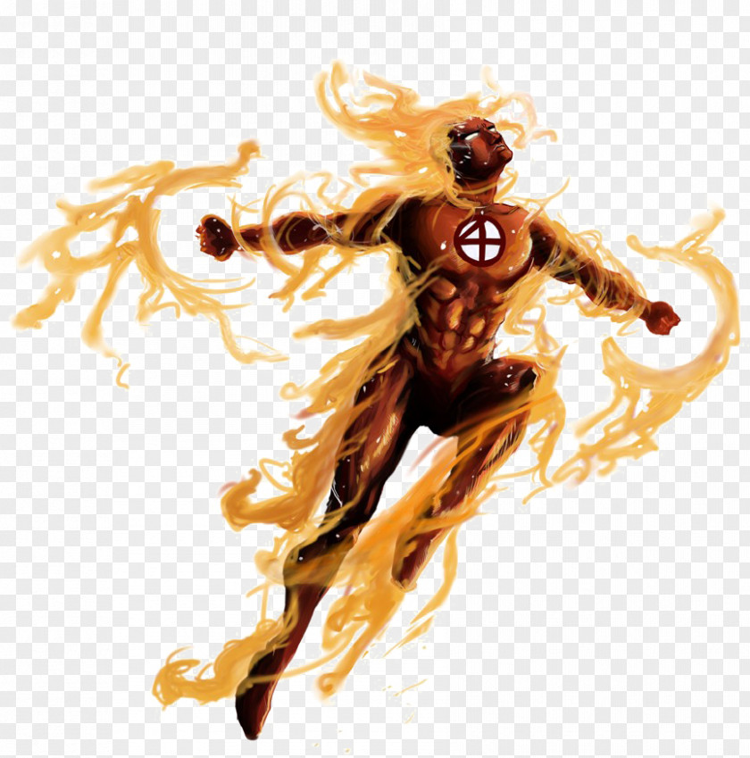 Human Torch Invisible Woman Mister Fantastic PNG