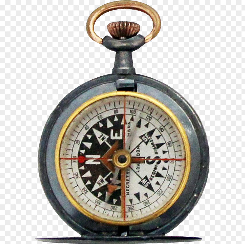 Compass Pocket Negretti And Zambra Design Watch PNG