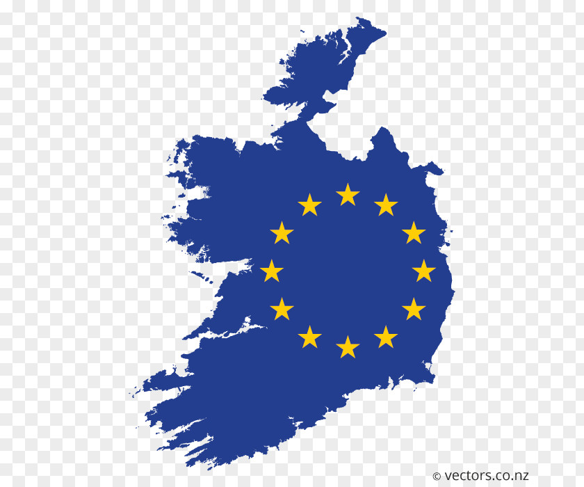 Map Ireland Vector PNG